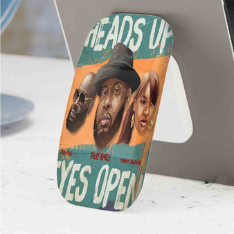 Pastele Best Talib Kweli Feat Rick Ross Yummy Heads Up Eyes Open Phone Click-On Grip Custom Pop Up Stand Holder Apple iPhone Samsung