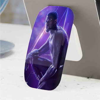 Pastele Best Black Panther The Avengers Infinity War Phone Click-On Grip Custom Pop Up Stand Holder Apple iPhone Samsung