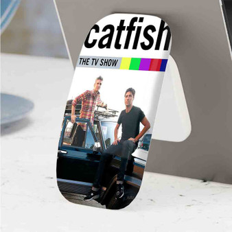 Pastele Best Catfish The TV Show Phone Click-On Grip Custom Pop Up Stand Holder Apple iPhone Samsung