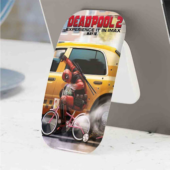 Pastele Best Deadpool 2 Phone Click-On Grip Custom Pop Up Stand Holder Apple iPhone Samsung