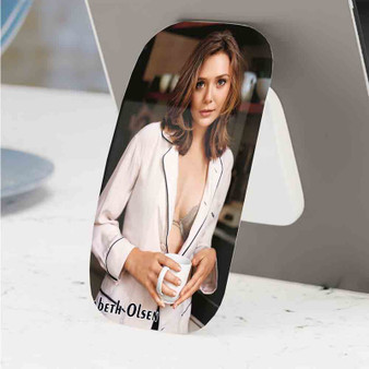 Pastele Best Elizabeth Olsen Phone Click-On Grip Custom Pop Up Stand Holder Apple iPhone Samsung