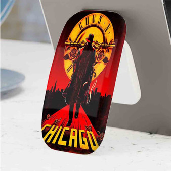 Pastele Best Guns N Roses Lithograph Chicago Phone Click-On Grip Custom Pop Up Stand Holder Apple iPhone Samsung