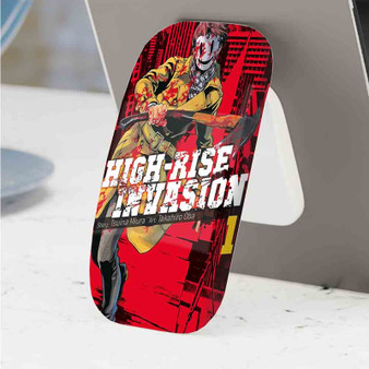 Pastele Best High Rise Invasion Phone Click-On Grip Custom Pop Up Stand Holder Apple iPhone Samsung