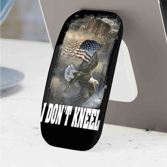 Pastele Best I Don t Kneel Phone Click-On Grip Custom Pop Up Stand Holder Apple iPhone Samsung