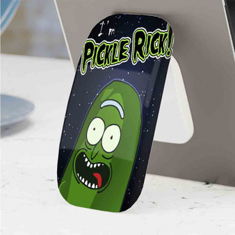 Pastele Best Pickle Rick and Morty Phone Click-On Grip Custom Pop Up Stand Holder Apple iPhone Samsung