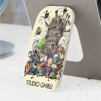 Pastele Best Studio Ghibli Art Phone Click-On Grip Custom Pop Up Stand Holder Apple iPhone Samsung