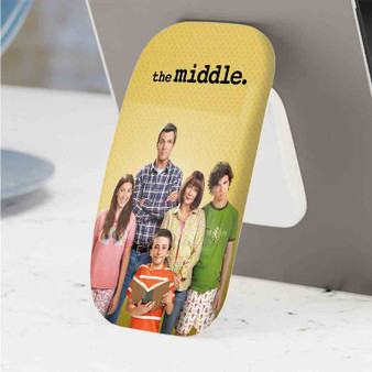 Pastele Best The Middle Phone Click-On Grip Custom Pop Up Stand Holder Apple iPhone Samsung