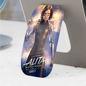 Pastele Best Alita Battle Angel Art Phone Click-On Grip Custom Pop Up Stand Holder Apple iPhone Samsung