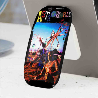 Pastele Best Astroworld Travis Scott Phone Click-On Grip Custom Pop Up Stand Holder Apple iPhone Samsung