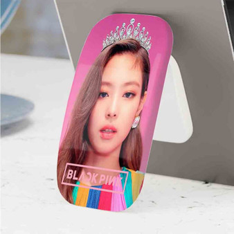 Pastele Best Jennie Black Pink Phone Click-On Grip Custom Pop Up Stand Holder Apple iPhone Samsung