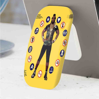 Pastele Best Mr T Phone Click-On Grip Custom Pop Up Stand Holder Apple iPhone Samsung