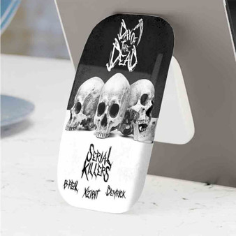 Pastele Best Serial Killers Day of The Dead Phone Click-On Grip Custom Pop Up Stand Holder Apple iPhone Samsung