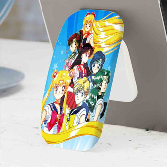 Pastele Best Beautiful Sailor Moon Phone Click-On Grip Custom Pop Up Stand Holder Apple iPhone Samsung