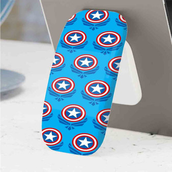 Pastele Best Captain America The Avengers Collage Phone Click-On Grip Custom Pop Up Stand Holder Apple iPhone Samsung