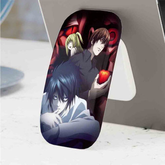 Pastele Best Death Note With Apple Phone Click-On Grip Custom Pop Up Stand Holder Apple iPhone Samsung