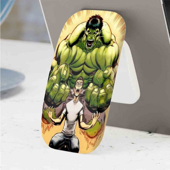 Pastele Best Hulk Marvel Phone Click-On Grip Custom Pop Up Stand Holder Apple iPhone Samsung