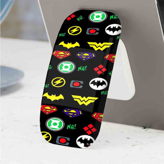 Pastele Best Justice League of Superhero Phone Click-On Grip Custom Pop Up Stand Holder Apple iPhone Samsung