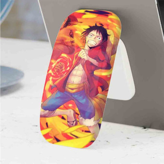 Pastele Best Luffy and Ace One Piece Phone Click-On Grip Custom Pop Up Stand Holder Apple iPhone Samsung