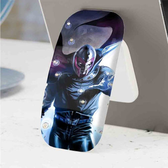 Pastele Best Magneto Marvel Phone Click-On Grip Custom Pop Up Stand Holder Apple iPhone Samsung