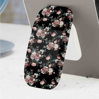 Pastele Best Midnight Floral Phone Click-On Grip Custom Pop Up Stand Holder Apple iPhone Samsung