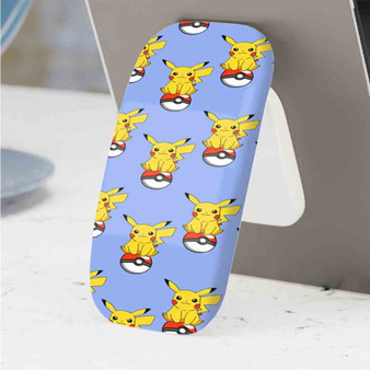 Pastele Best Pikachu Pokemon Collage Phone Click-On Grip Custom Pop Up Stand Holder Apple iPhone Samsung