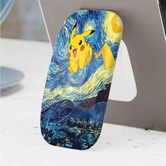 Pastele Best Pikachu Pokemon Phone Click-On Grip Custom Pop Up Stand Holder Apple iPhone Samsung
