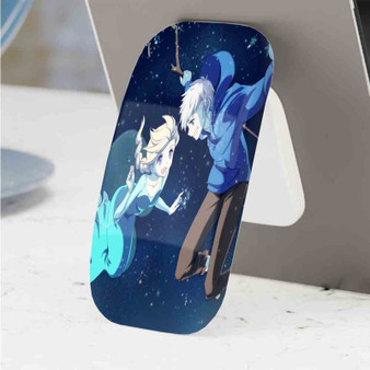 Pastele Best Rise of The Guardians Jack Frost and Frozens Elsa Phone Click-On Grip Custom Pop Up Stand Holder Apple iPhone Samsung