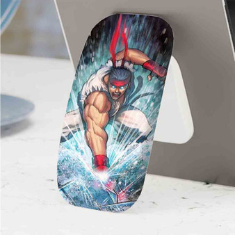 Pastele Best Ryu Street Fighter Hero Phone Click-On Grip Custom Pop Up Stand Holder Apple iPhone Samsung