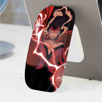 Pastele Best Scarlet Witch Marvel Phone Click-On Grip Custom Pop Up Stand Holder Apple iPhone Samsung