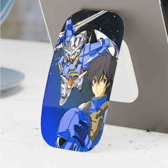 Pastele Best Setsuna F Seiei Mobile Suit Gundam 00 Phone Click-On Grip Custom Pop Up Stand Holder Apple iPhone Samsung
