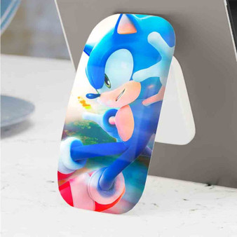 Pastele Best Sonic The Hedgehog Art Phone Click-On Grip Custom Pop Up Stand Holder Apple iPhone Samsung