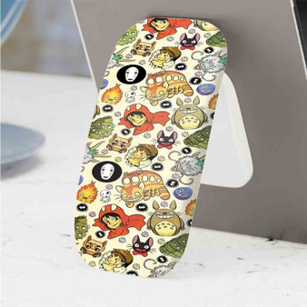 Pastele Best Studio Ghibli All Characters Phone Click-On Grip Custom Pop Up Stand Holder Apple iPhone Samsung