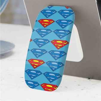 Pastele Best Superman Collage Comic Phone Click-On Grip Custom Pop Up Stand Holder Apple iPhone Samsung