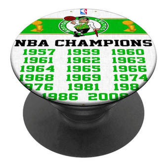 Pastele Best Champions Boston Celtics NBA Custom Personalized PopSockets Phone Grip Holder Pop Up Phone Stand