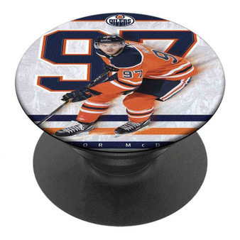 Pastele Best Connor Mc David Edmonton Oilers NHL Custom Personalized PopSockets Phone Grip Holder Pop Up Phone Stand