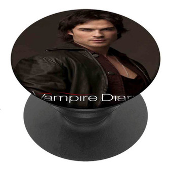 Pastele Best Damon Salvatore Vampire Diaries Custom Personalized PopSockets Phone Grip Holder Pop Up Phone Stand