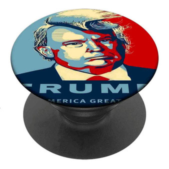 Pastele Best Donald Trump Make America Great Again Custom Personalized PopSockets Phone Grip Holder Pop Up Phone Stand