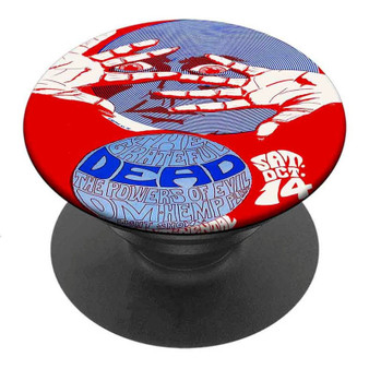 Pastele Best Grateful Dead The Powers of Evil Custom Personalized PopSockets Phone Grip Holder Pop Up Phone Stand