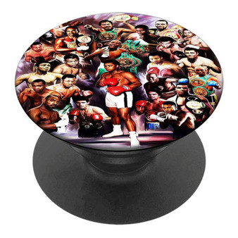 Pastele Best Greatest Boxing Champions 25 Legends Custom Personalized PopSockets Phone Grip Holder Pop Up Phone Stand