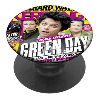 Pastele Best Green Day Gerrard Way Custom Personalized PopSockets Phone Grip Holder Pop Up Phone Stand