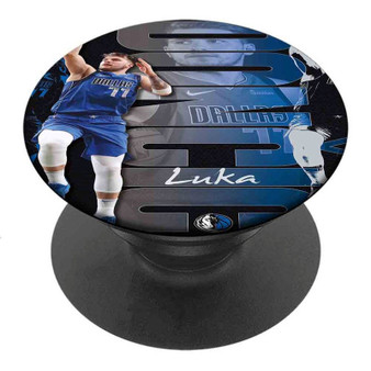 Pastele Best Luka Doncic Dallas Mavericks NBA Custom Personalized PopSockets Phone Grip Holder Pop Up Phone Stand