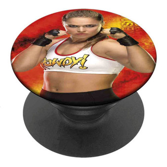 Pastele Best Ronda Rousey WWE Custom Personalized PopSockets Phone Grip Holder Pop Up Phone Stand