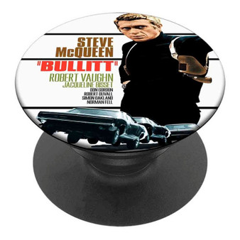 Pastele Best Steve Mc Queen Bullitt Ford Mustang Custom Personalized PopSockets Phone Grip Holder Pop Up Phone Stand