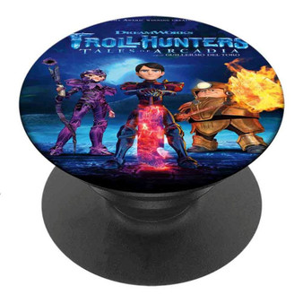 Pastele Best Trollhunters Tales of Arcadia Custom Personalized PopSockets Phone Grip Holder Pop Up Phone Stand