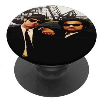 Pastele Best Blues Brothers Custom Personalized PopSockets Phone Grip Holder Pop Up Phone Stand