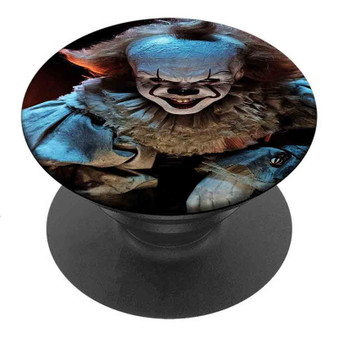 Pastele Best Pennywise IT Custom Personalized PopSockets Phone Grip Holder Pop Up Phone Stand