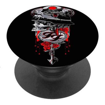 Pastele Best Foo Fighters Custom Personalized PopSockets Phone Grip Holder Pop Up Phone Stand