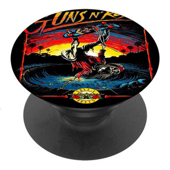 Pastele Best Guns N Roses Lithograph Custom Personalized PopSockets Phone Grip Holder Pop Up Phone Stand