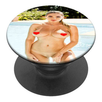 Pastele Best Kate Upton Art Custom Personalized PopSockets Phone Grip Holder Pop Up Phone Stand