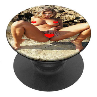 Pastele Best Kate Upton Sexy Art Custom Personalized PopSockets Phone Grip Holder Pop Up Phone Stand